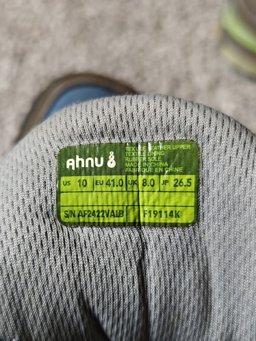 Ahnu Sugarpine Air Mesh Women's Waterproof Hiking Shoes - US 10 - Picture 2 of 11